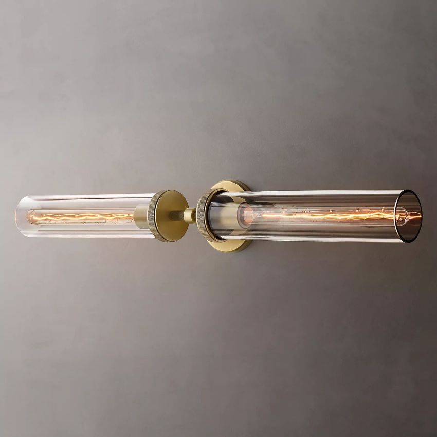 Lambert Knurled Grand Linear Sconce - YhLamps
