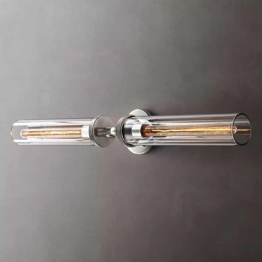 Lambert Knurled Grand Linear Sconce - YhLamps
