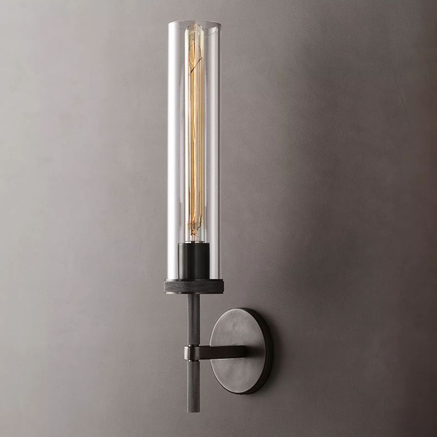 Lambert Knurled Grand Sconce - YhLamps