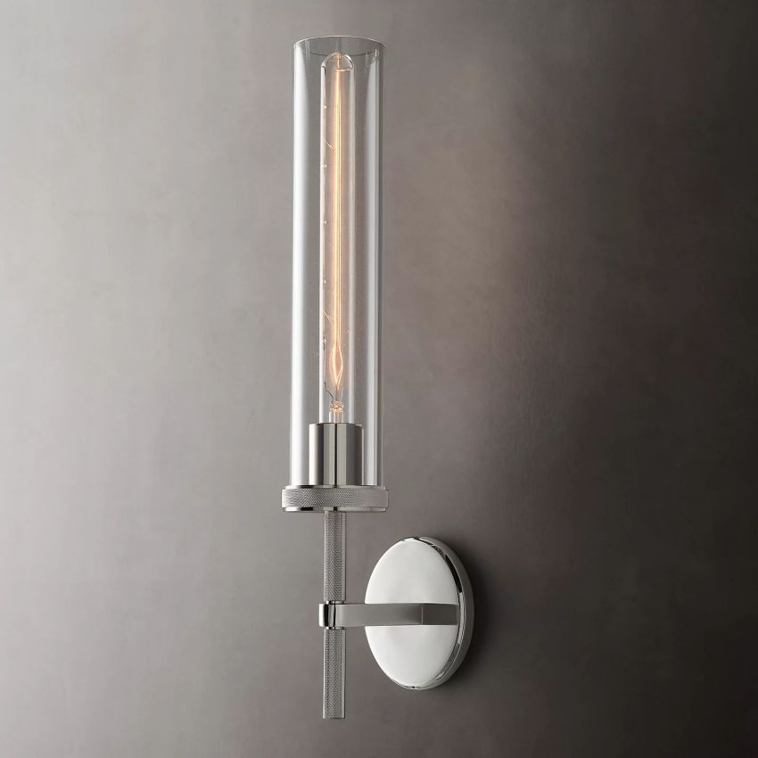 Lambert Knurled Grand Sconce - YhLamps
